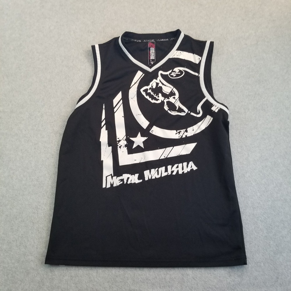 Metal Mulisha Jersey Tank Top Mens XL Black Graphic Print Sleeveless Athletic